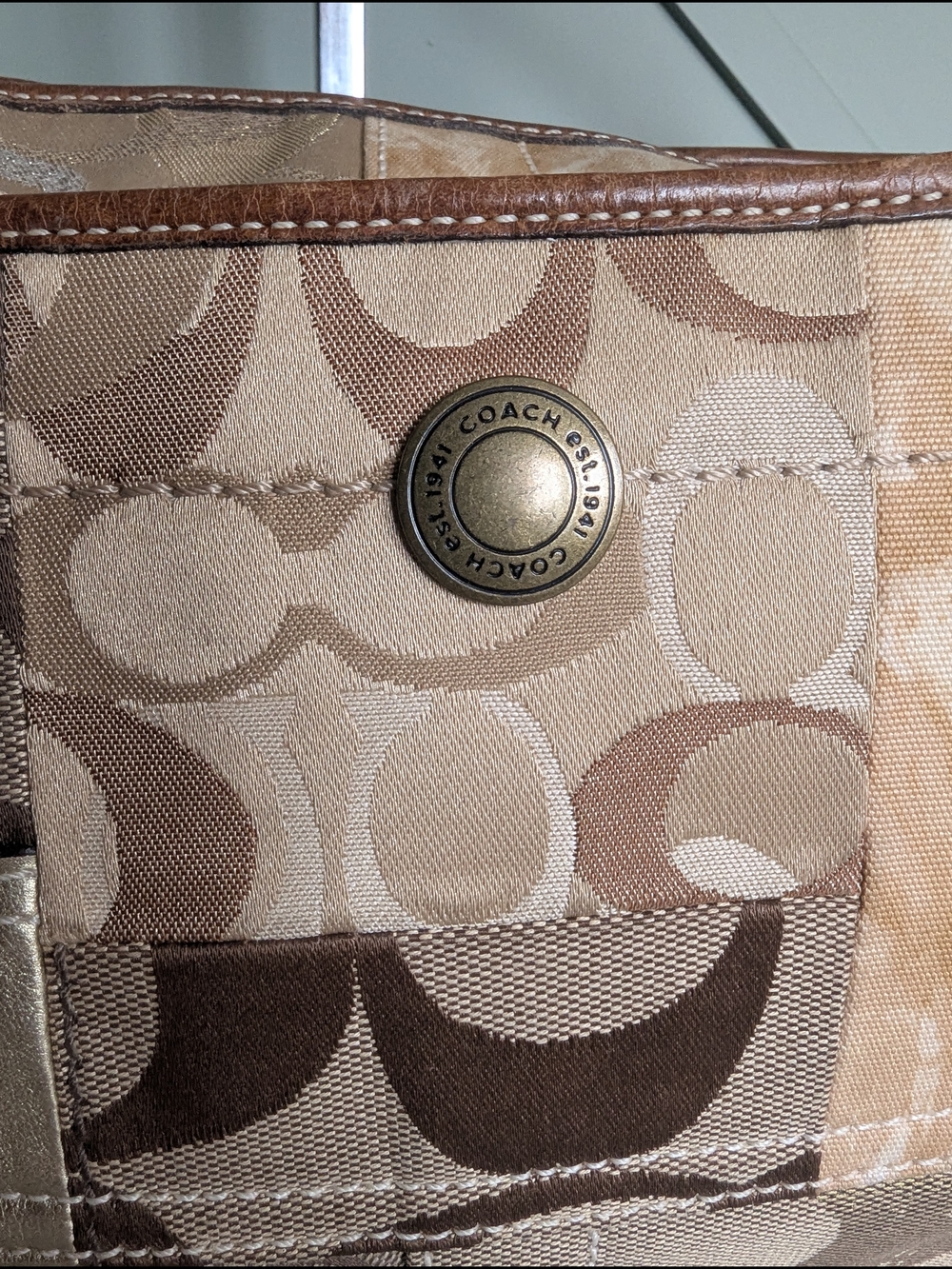 Coach Vintage  Ergo Signature Patchwork Hobo Bag, - Picture 3 of 13